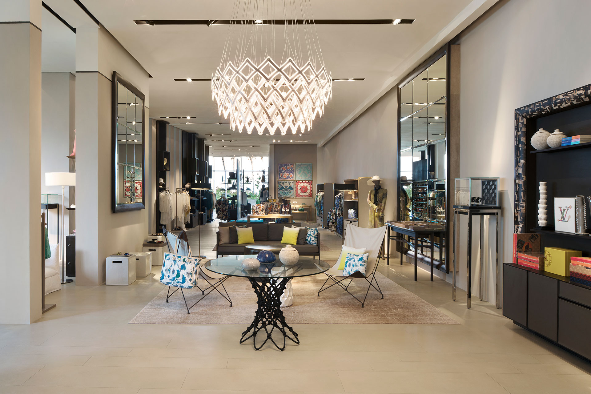 Blick in edle Boutique