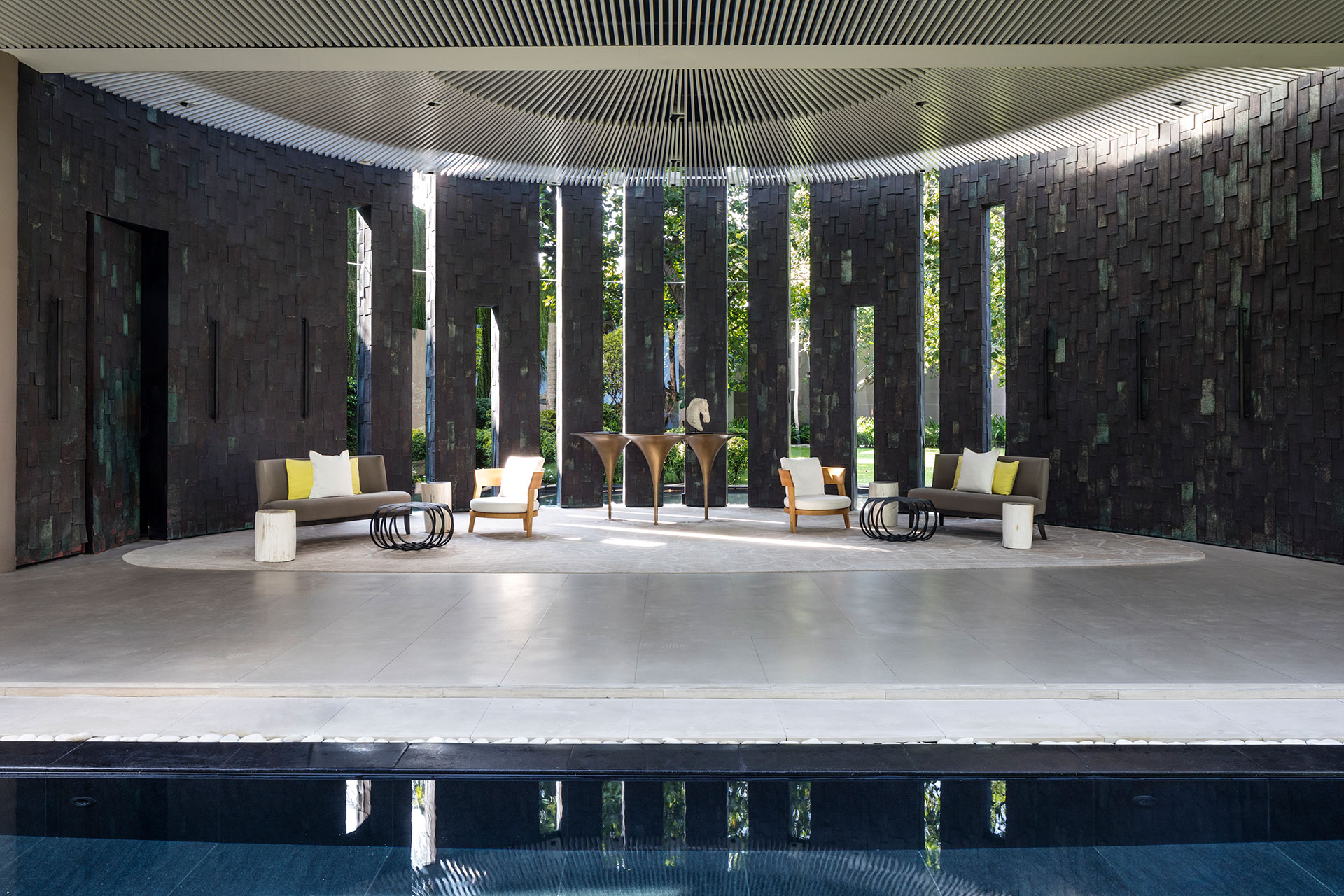 Edel designter Wartebereich eines Spa