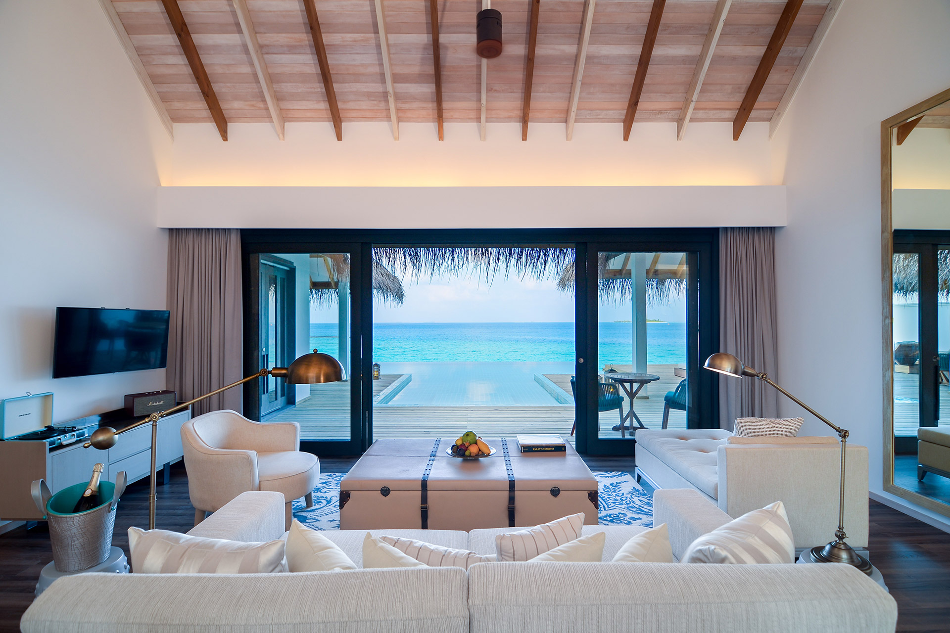 Villa Wohnzimmer mit Meerblick