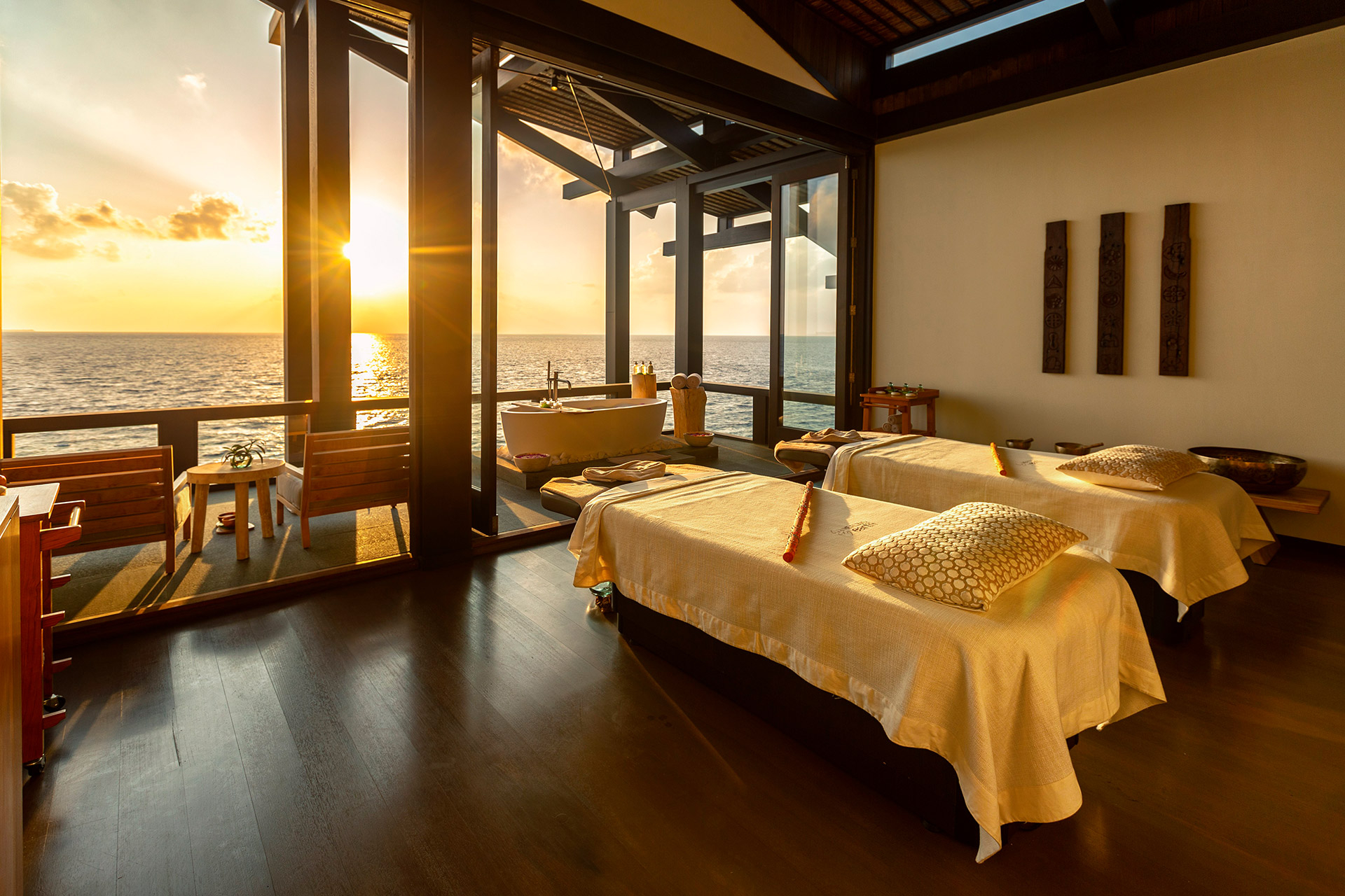 Doppel Behandlungsraum eines Spa